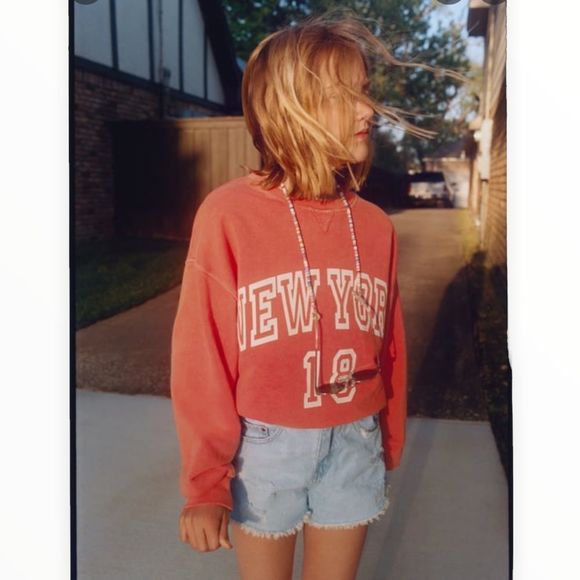 ZARA Kids | Light Blue | High Waist Damaged Denim Shorts - Picture 4 of 7